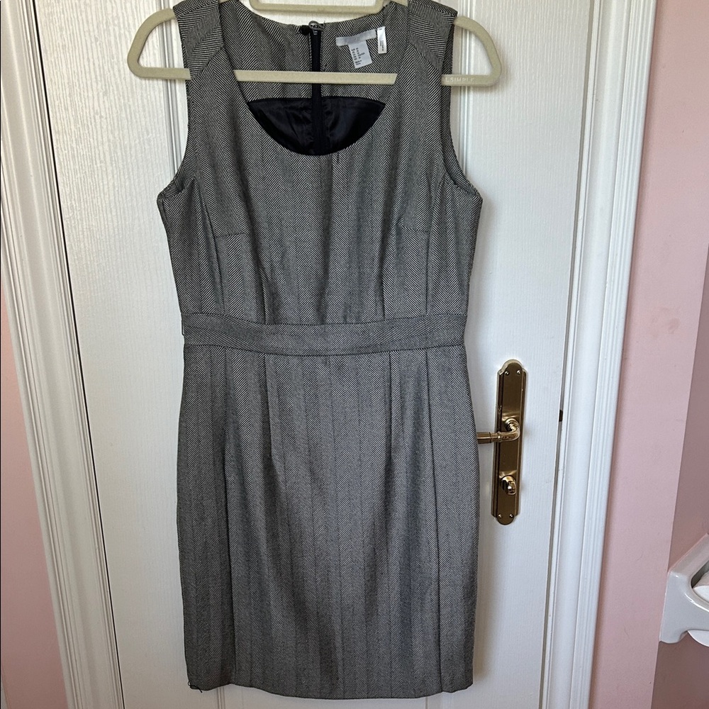 H&M Gray Midi Dress